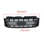 Front Grille for Ford F250 XL/XLT (2023–2024) Glossy Black