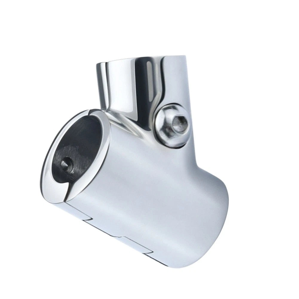 316 Stainless Steel Marine Tee Clamp Fitting 60 Degree for 22mm 25mm Pipes
