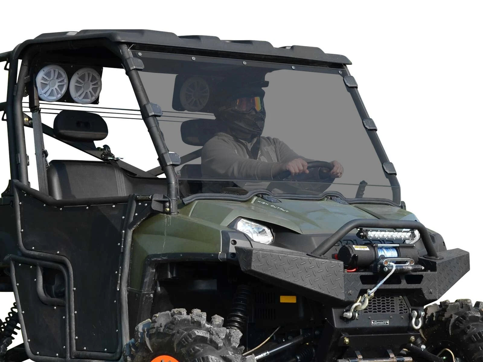 Scratch Resistant Full Windshield for Polaris Ranger 570 (2015–2023)