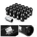 20Pcs J2 Aluminum M12x1.25 Closed End Acorn Lug Nuts for Universal Use