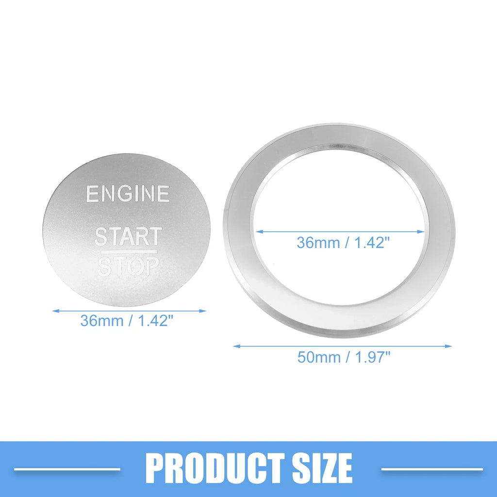 Engine Start Stop Button Cover Sticker for Mercedes-Benz B C GLC GLA (2015–2023)