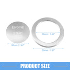 Engine Start Stop Button Cover Sticker for Mercedes-Benz B C GLC GLA (2015–2023)