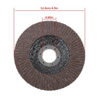 Set of 10 T27 60 Grit Zirconia Flap Discs for Grinding Wheels 4.5”