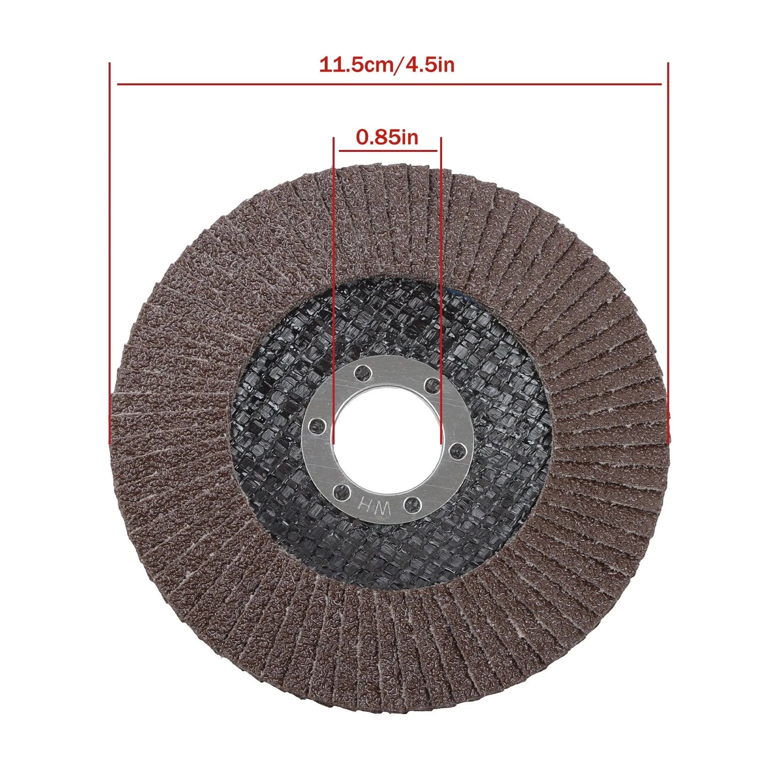 Set of 10 T27 60 Grit Zirconia Flap Discs for Grinding Wheels 4.5”