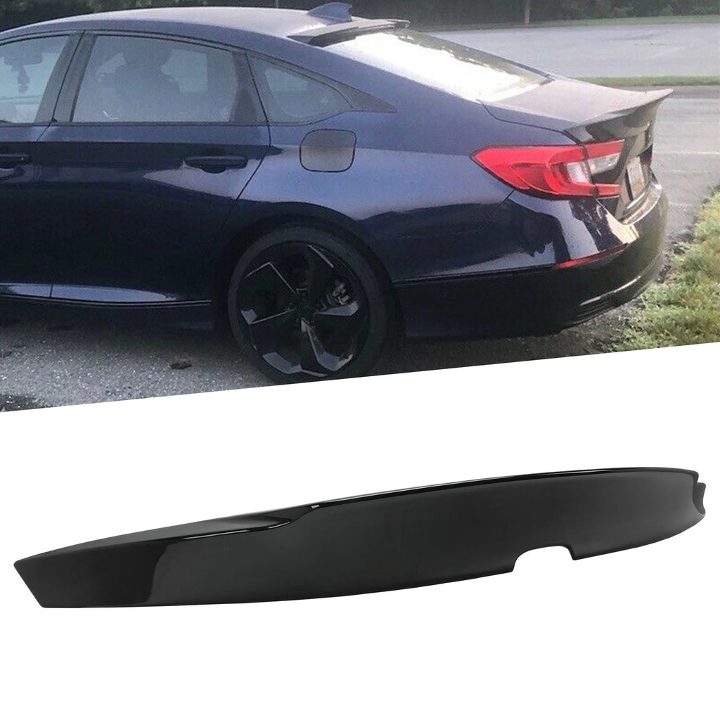 Glossy Black Duck Tail Spoiler for Honda Accord (2018–2022)