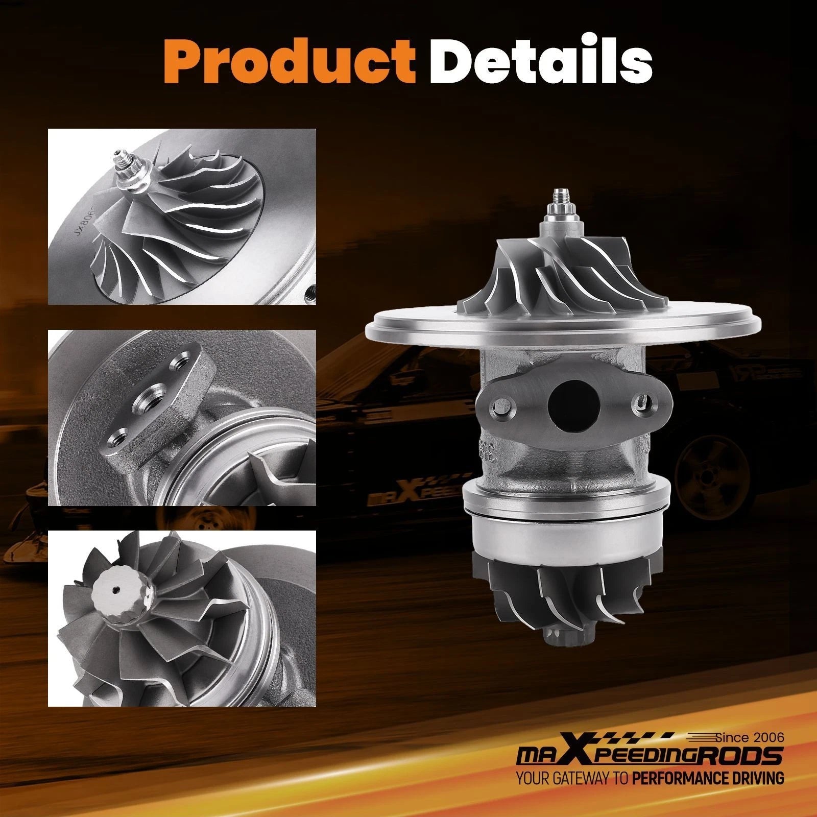 Turbo Cartridge CHRA for Dodge Ram 5.9L (1999–2002) HX35W 3538881 Diesel