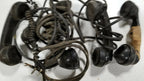 Vintage Black Rotary Dial Telephone Handset Lot for Western Electric