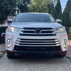LED DRL Fog Lamp Wires Kit for Toyota Highlander (2017–2019)