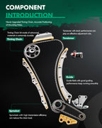 Timing Chain Kit for Acura TSX ILX Honda Accord Civic CRV 2.4 (2008–2015)