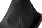 Manual Boot Cover for Nissan Skyline R32 (1989–1993) Carbon Fiber Purple Stitch