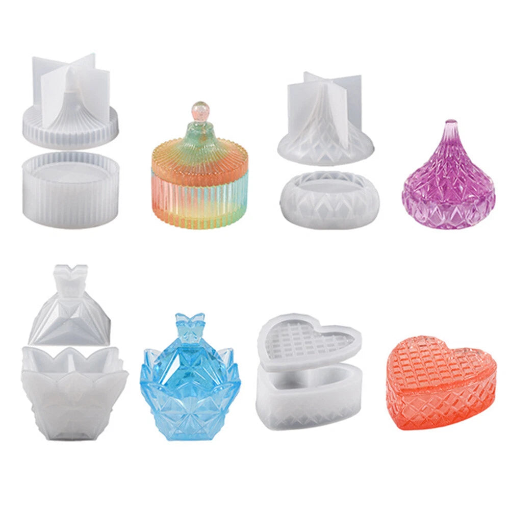 Silicone Epoxy Resin Mold Jewelry Storage Box Organizer (2023)