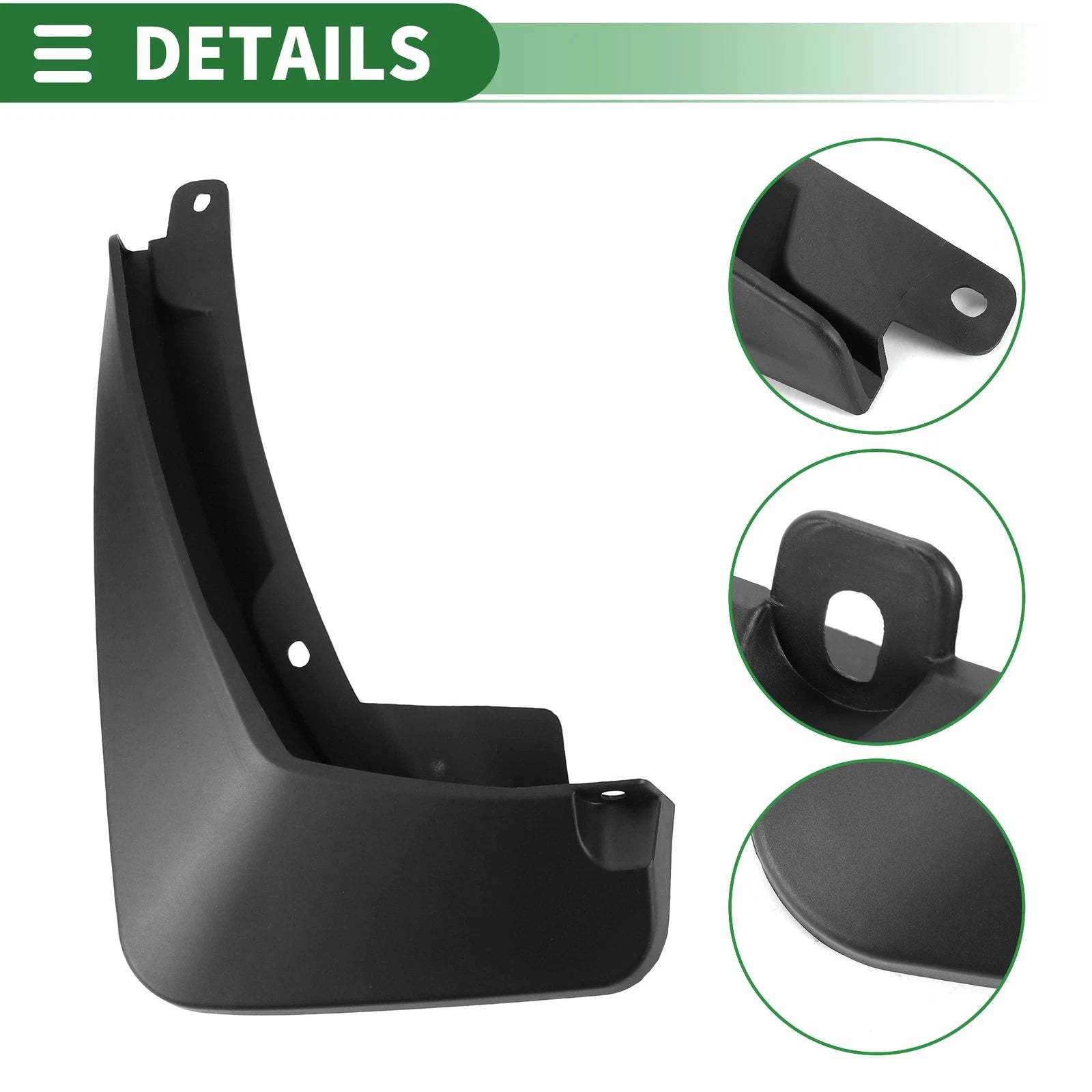 Mud Flaps Splash Guards for Buick Encore GX (2019–2020) W/ Mounts