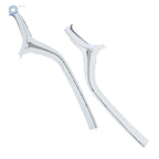 Set of 2 Chrome Front Bumper Grille Molding Trim for Mazda CX-30 (2020–2023)
