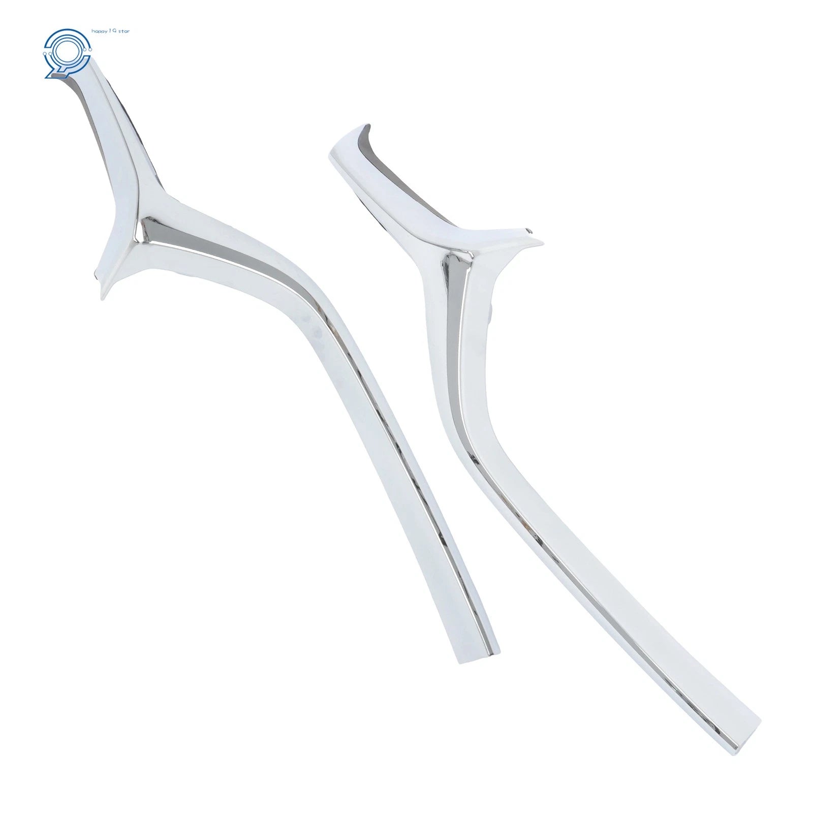 Set of 2 Chrome Front Bumper Grille Molding Trim for Mazda CX-30 (2020–2023)