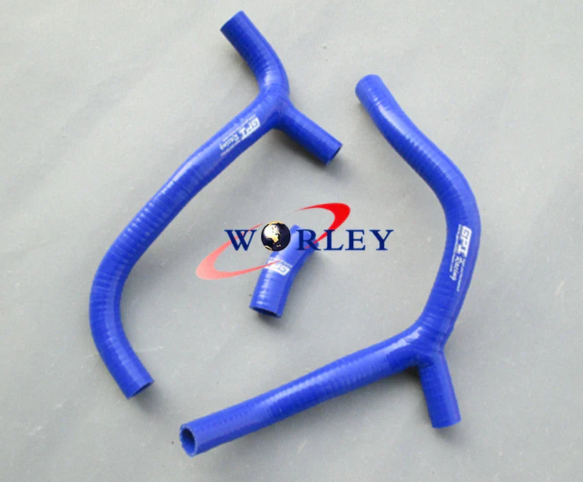 Aluminum Radiator & Red Silicone Y Hose for Honda CRF450R (2009-2012)