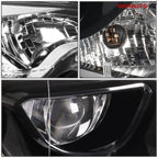 Set of 2 Halogen Clear Headlights for Toyota Corolla (2014–2016)