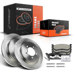 Set of 2 Rear Disc Brake Rotors & Ceramic Pads for Ford Explorer (2006–2010)