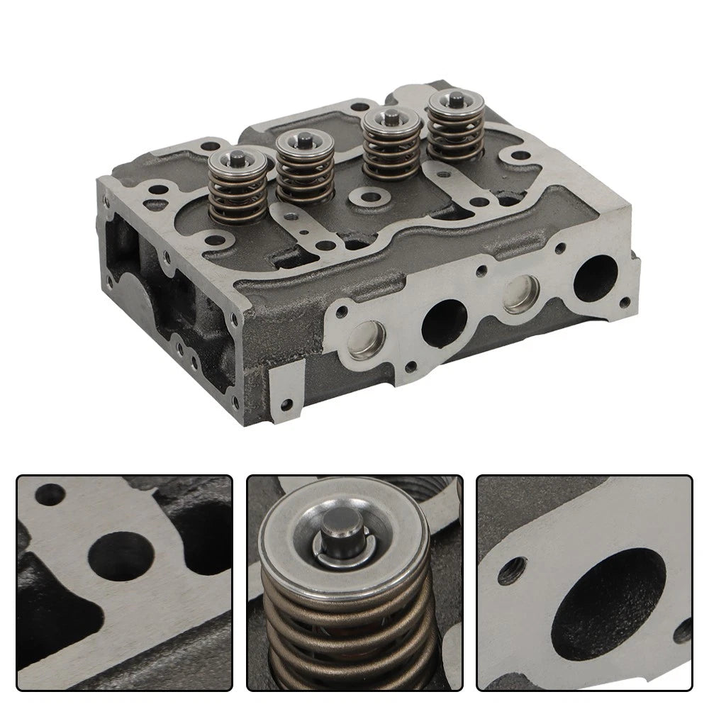 Complete Cylinder Head Assembly & Gasket Set for Kubota Engine