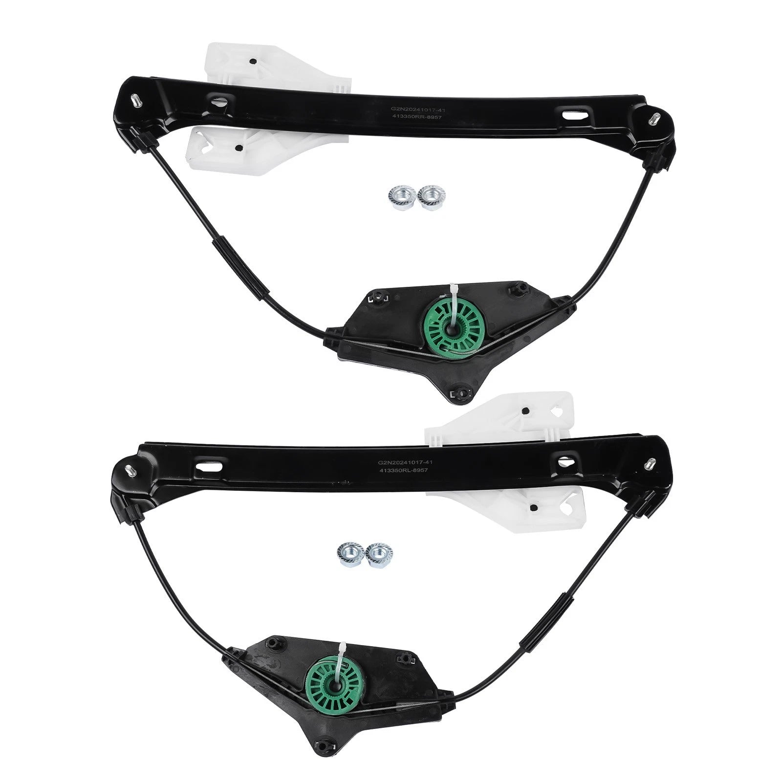 Set of 2 Rear Door Window Regulators for Audi A3 RS3 (2015–2020)