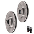 Set of 2 Front Brake Rotors for Toyota Sienna, Solara (1998–2003)
