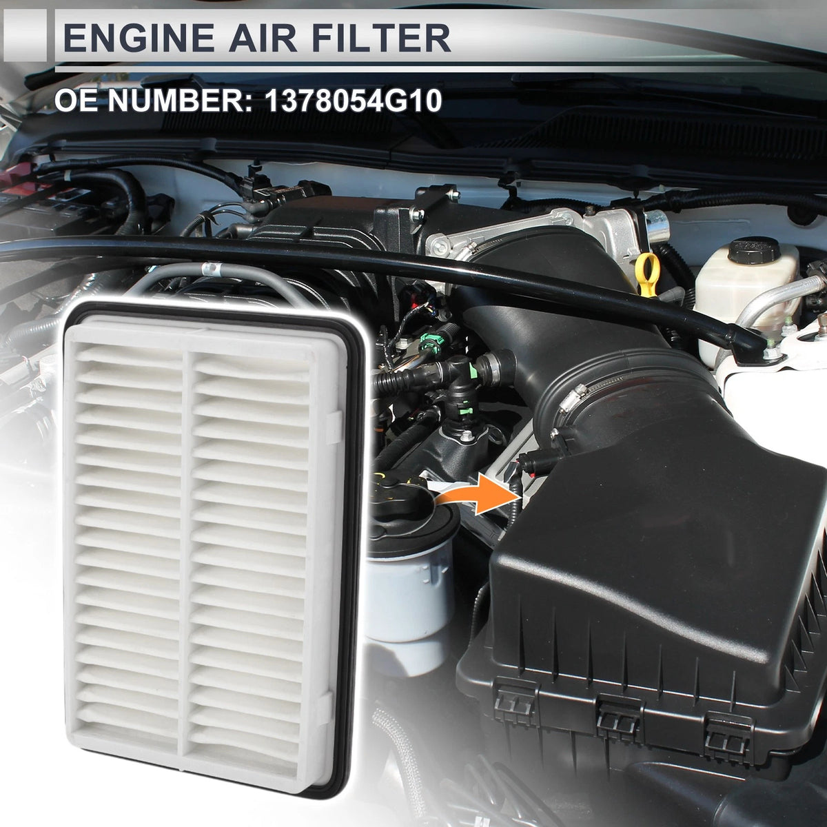 Engine Air Filter No. 1378054G10 for Suzuki Aerio 2.0L 2.3L (2003–2007)