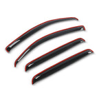 Set of 4 Window Vent Visors for Toyota Tacoma Double Cab
