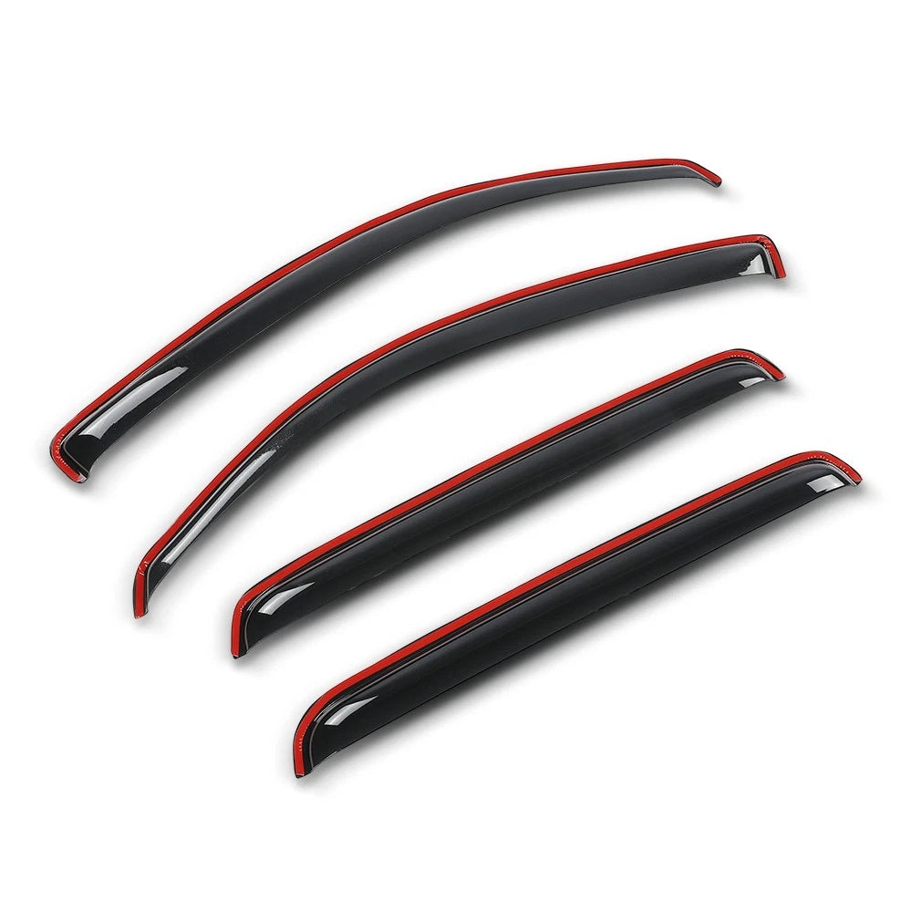 Set of 4 Window Vent Visors for Toyota Tacoma Double Cab