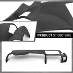 Soft TPE Dash Cap & Defrost Vent Cover for Silverado Sierra (2007–2013)