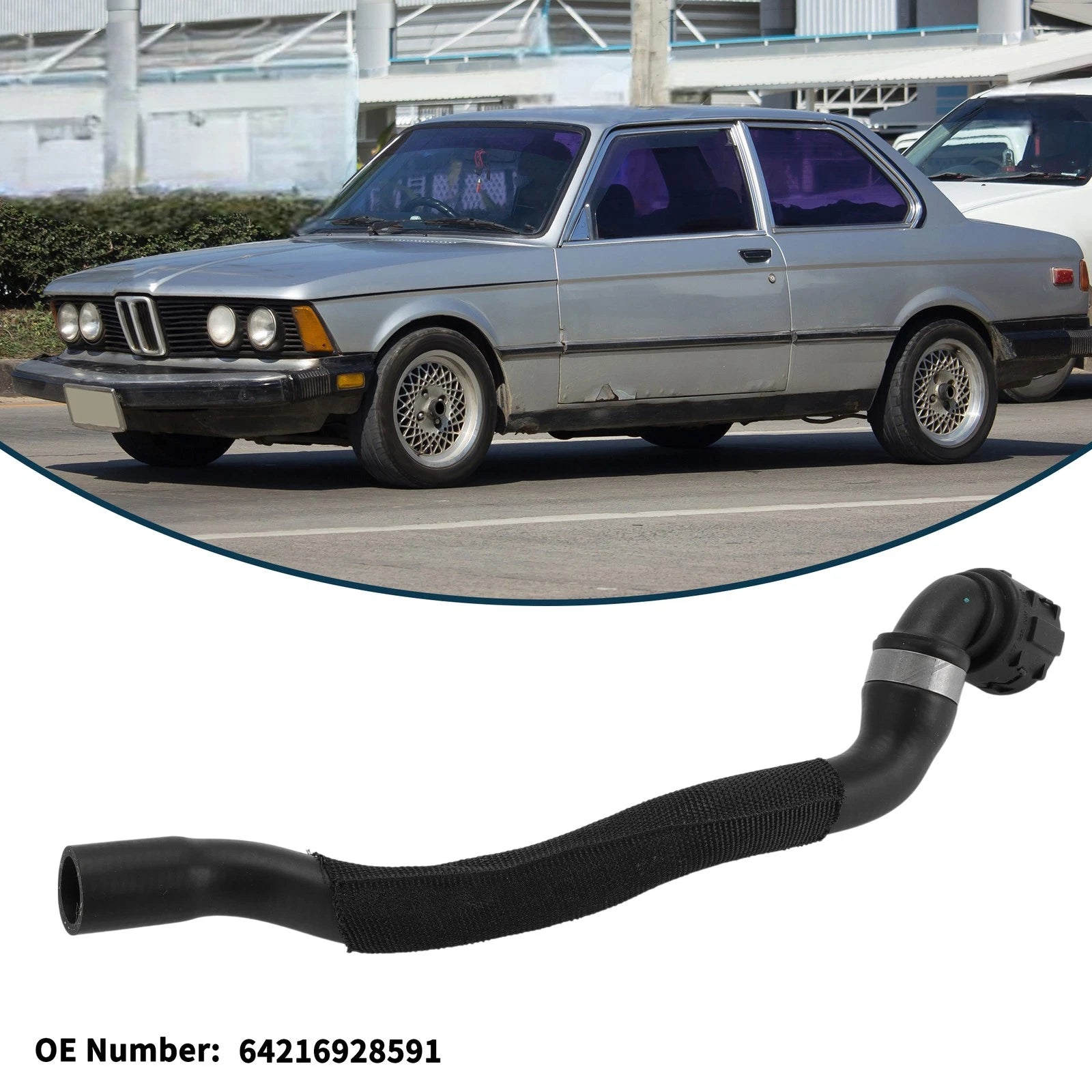 Radiator Hose No. 64216928591 for BMW 323i (2006–2011)