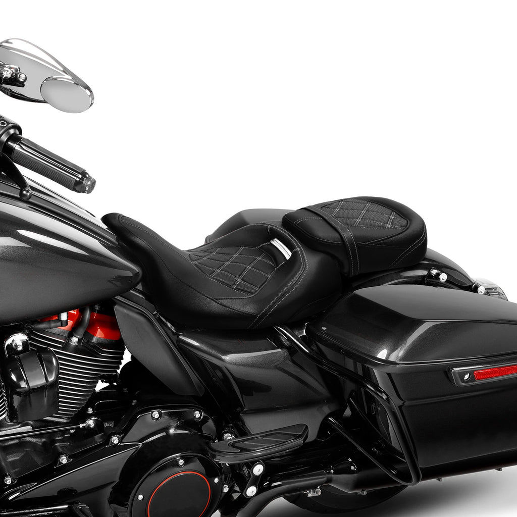 Low-Profile Rider Seats for Harley CVO Road Glide (2009–2023)