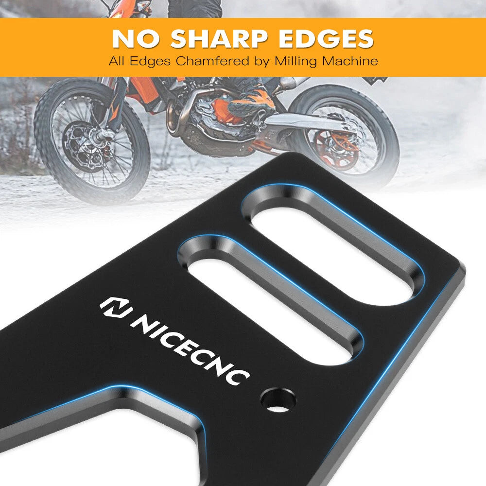 CNC Heel Guards Cover Protector Bracket for KTM 690 SMC 690 SMC R (2008–2023)