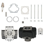 Top End Kit for Yamaha PW50 QT50 (1979–2017) - Piston, Cylinder, Head