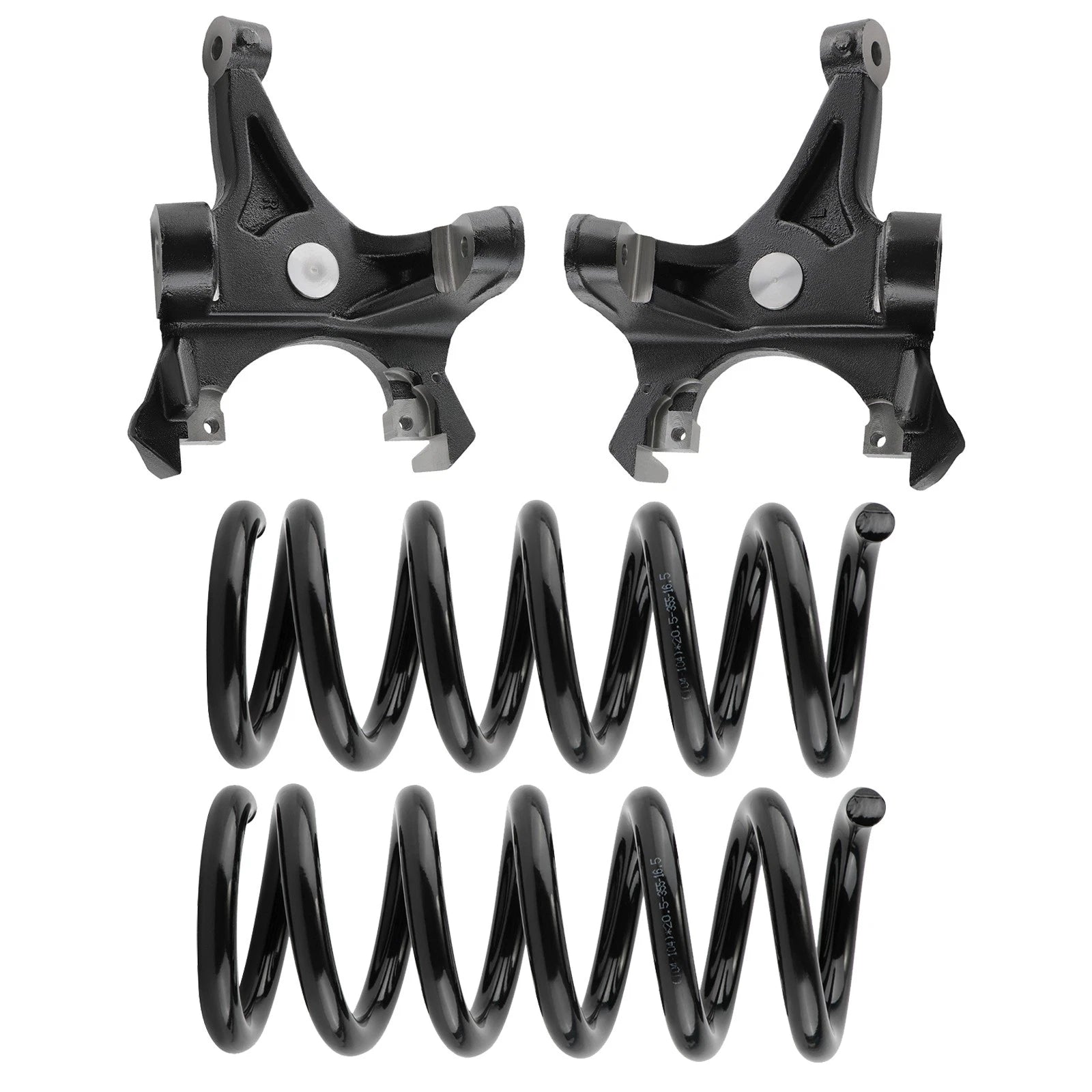 5" Drop Spring Spindle Kit for Chevy Silverado GMC Sierra C1500 2WD (1988–1998)
