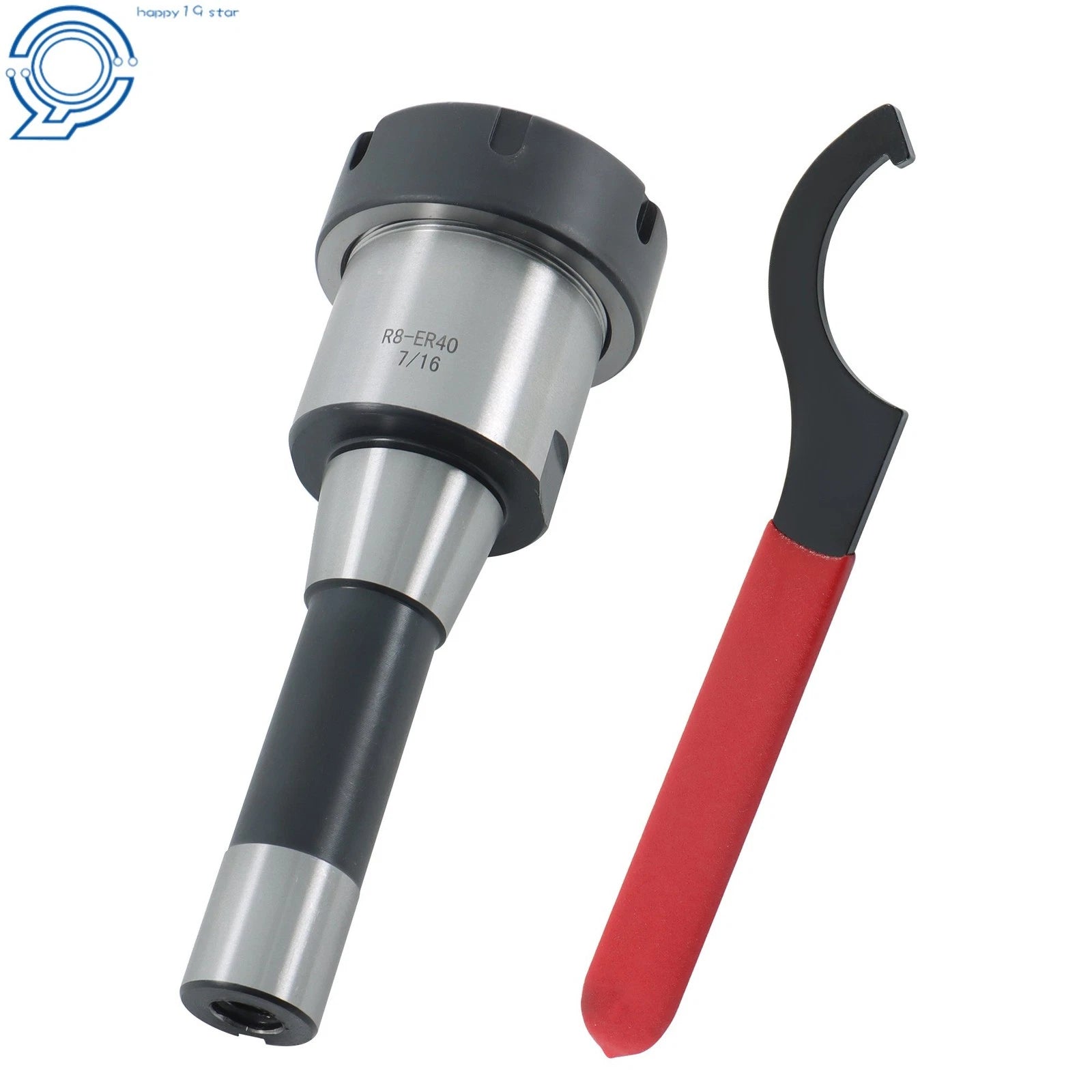 ER40 Chuck R8 Shank 7/16" CNC Mill Tool Holder for
