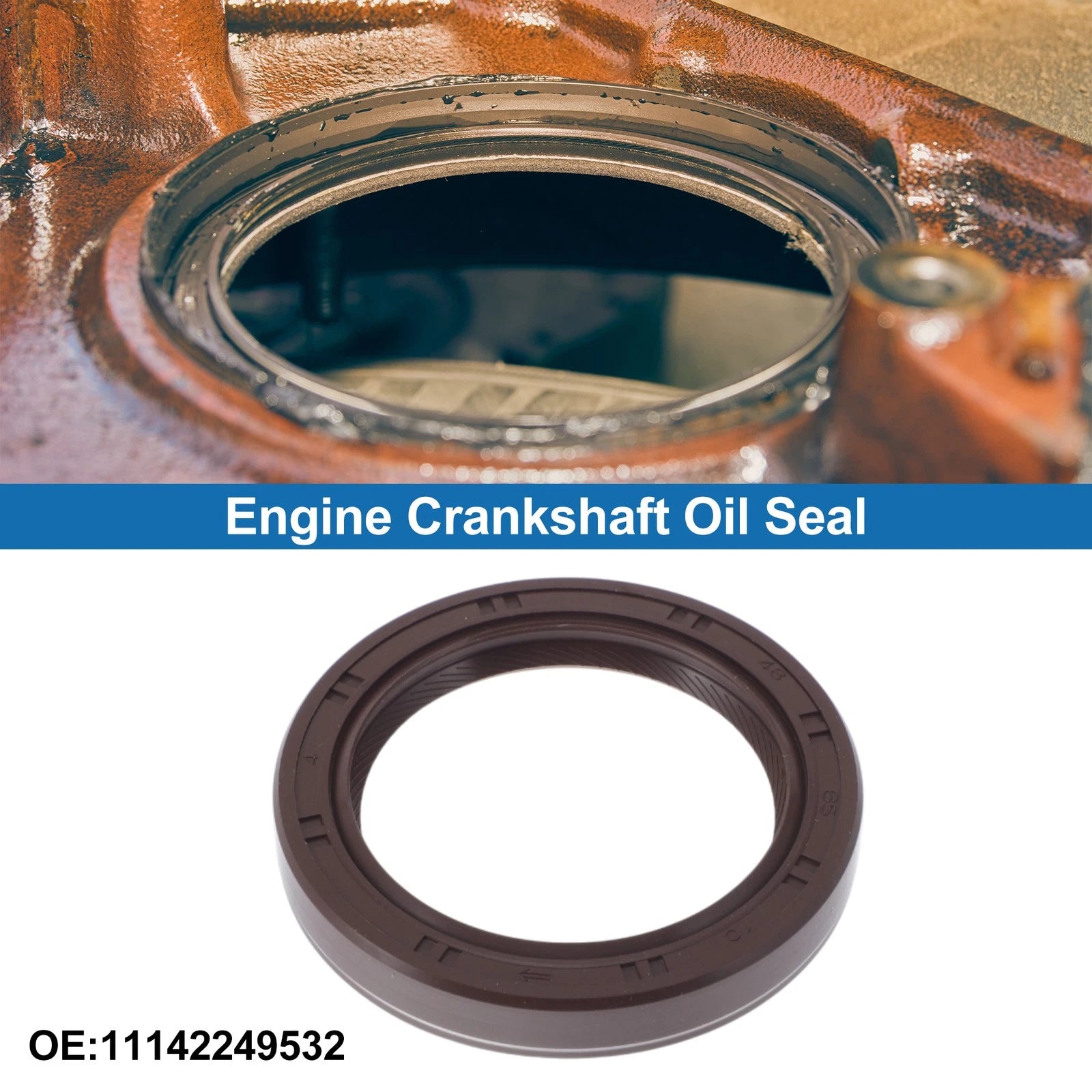 Front Crankshaft Oil Seal for BMW 5 Series (1995–2005) No. 11142249532