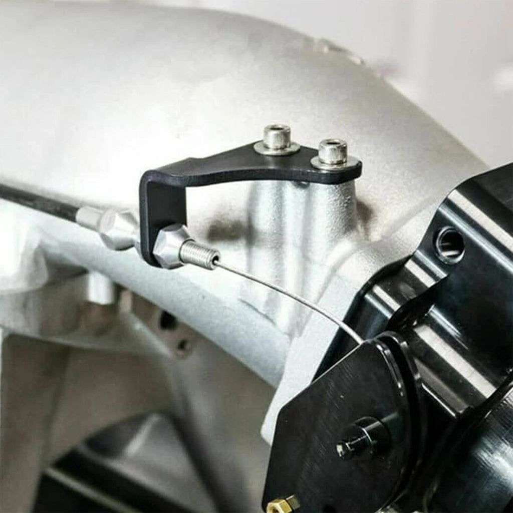 Throttle Cable Bracket for Holley Hi-Ram (Fits 36" Throttle Cable)