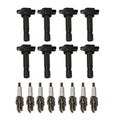 8X Ignition Coil & Iridium Spark Plug for Volvo XC90 (2005–2010)
