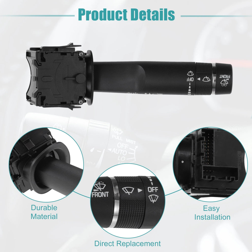 Front Windshield Wiper Switch for Buick Enclave (2014–2017) No. 15923682