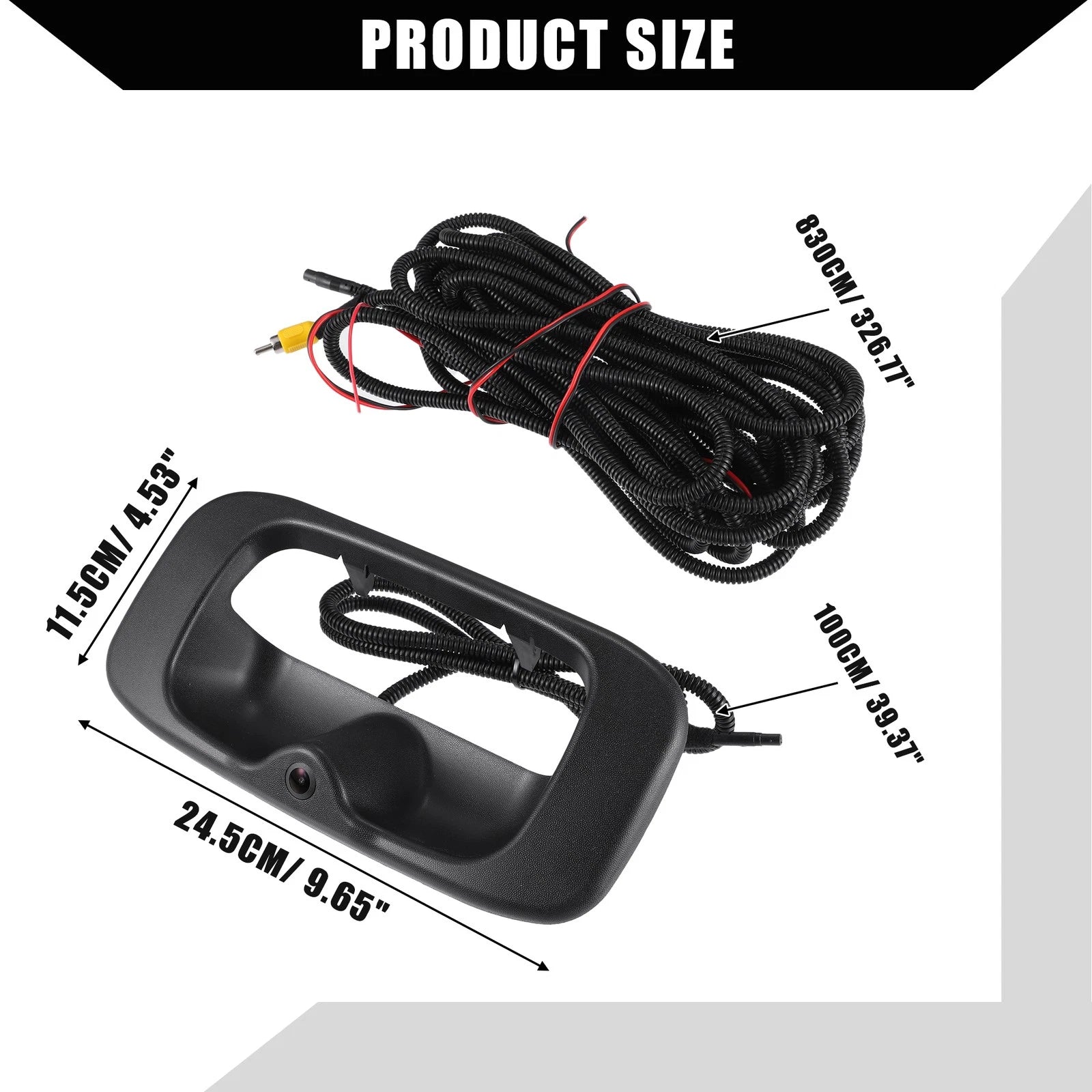 Rear View Backup Camera Tailgate Handle Set for Chevy Silverado GMC Sierra (2014–2019)