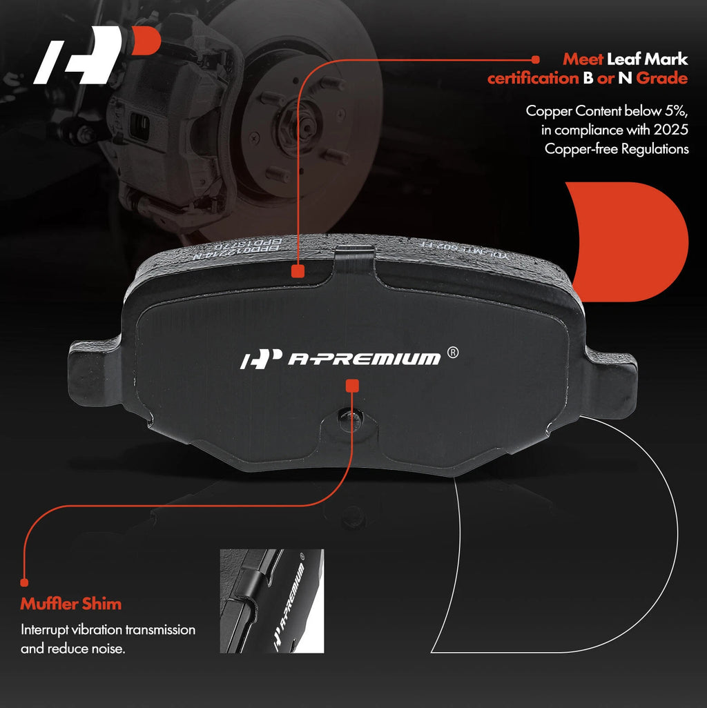 Brake Rotor & Pads Set for Ford Edge Lincoln MKX (2007–2018)