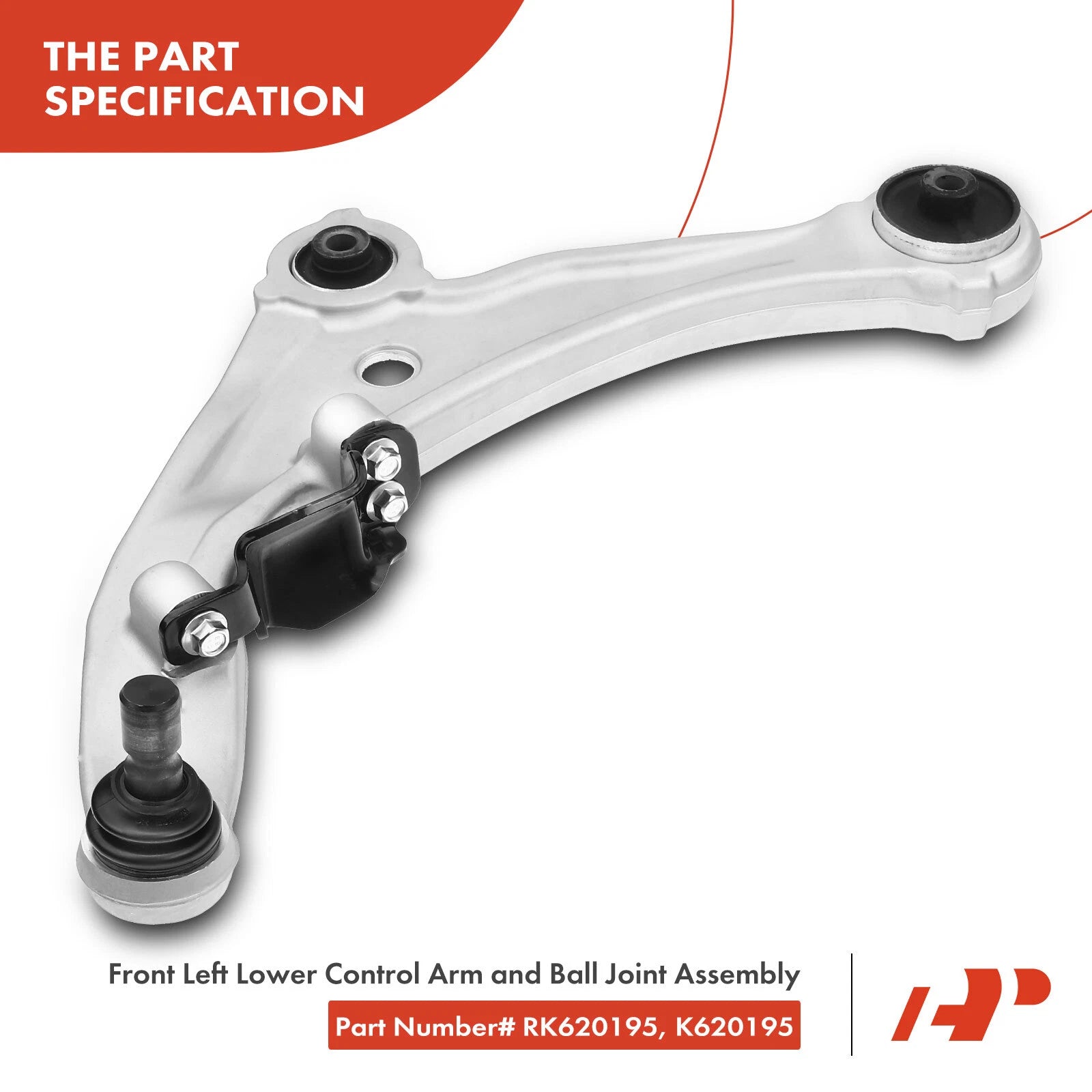 6X Front Lower Control Arm Ball Joint Tie Rod for Nissan Altima (2007–2013)