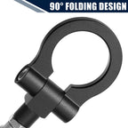 Tow Hook Screw for Mazda 3 (2004–2009) - Black Round Front Rear Bumper Ring