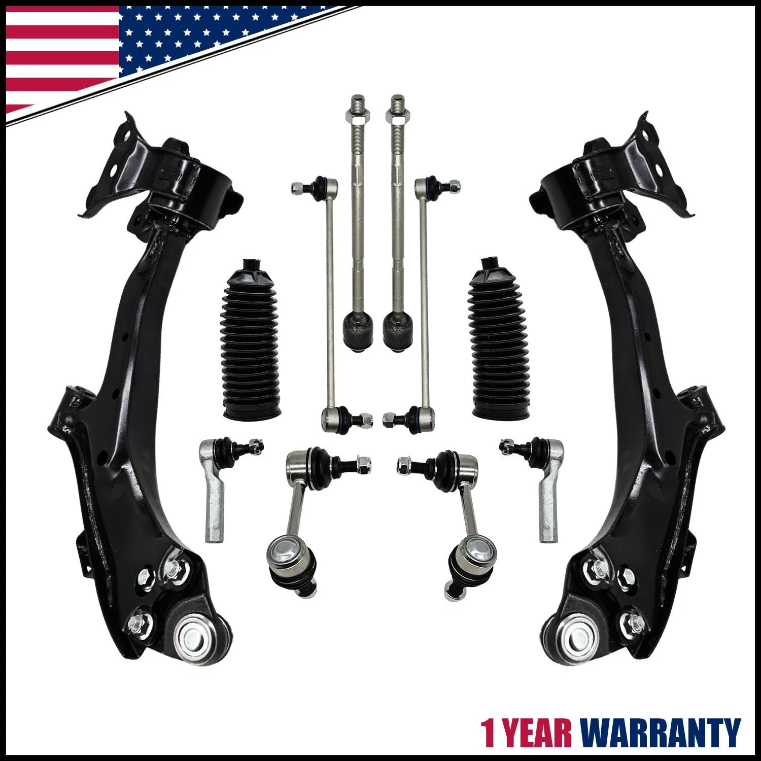 12pc Control Arm Suspension Kit for Honda CR-V (2007–2011)