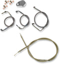 Handlebar Cable/Brake Line Kit for LA Choppers Ape Hanger (18" - 20")