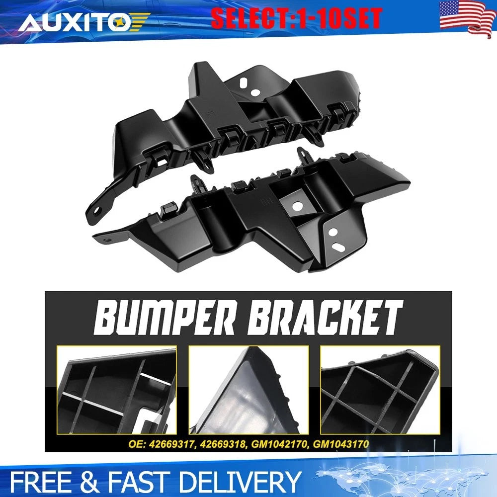 Set of 2 Front Bumper Guide Brackets for Buick Encore (2019–2022) 42669317 42669318