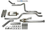 2.5" Dual Exhaust Kit for Toyota Tundra (2014–2021) Stainless Corner Rolled Tip