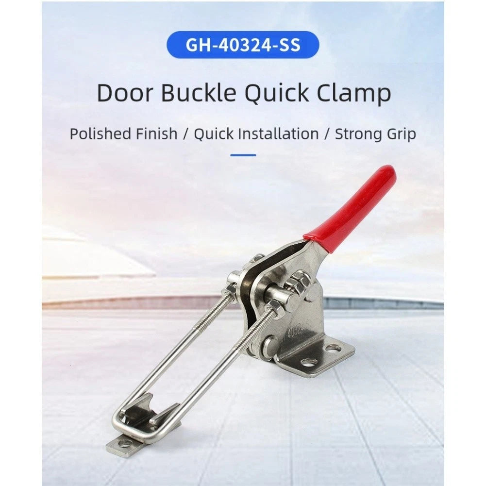 Quick Fastening Box Buckle Clamp for GH40324SSWDCS (Stainless Steel)