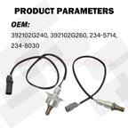 2X Upper Lower Oxygen O2 Sensor for Hyundai Sonata Kia Optima (2016–2019)