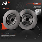 Front Disc Brake Rotors for Subaru BRZ, Impreza, Toyota 86 (2017–2020)