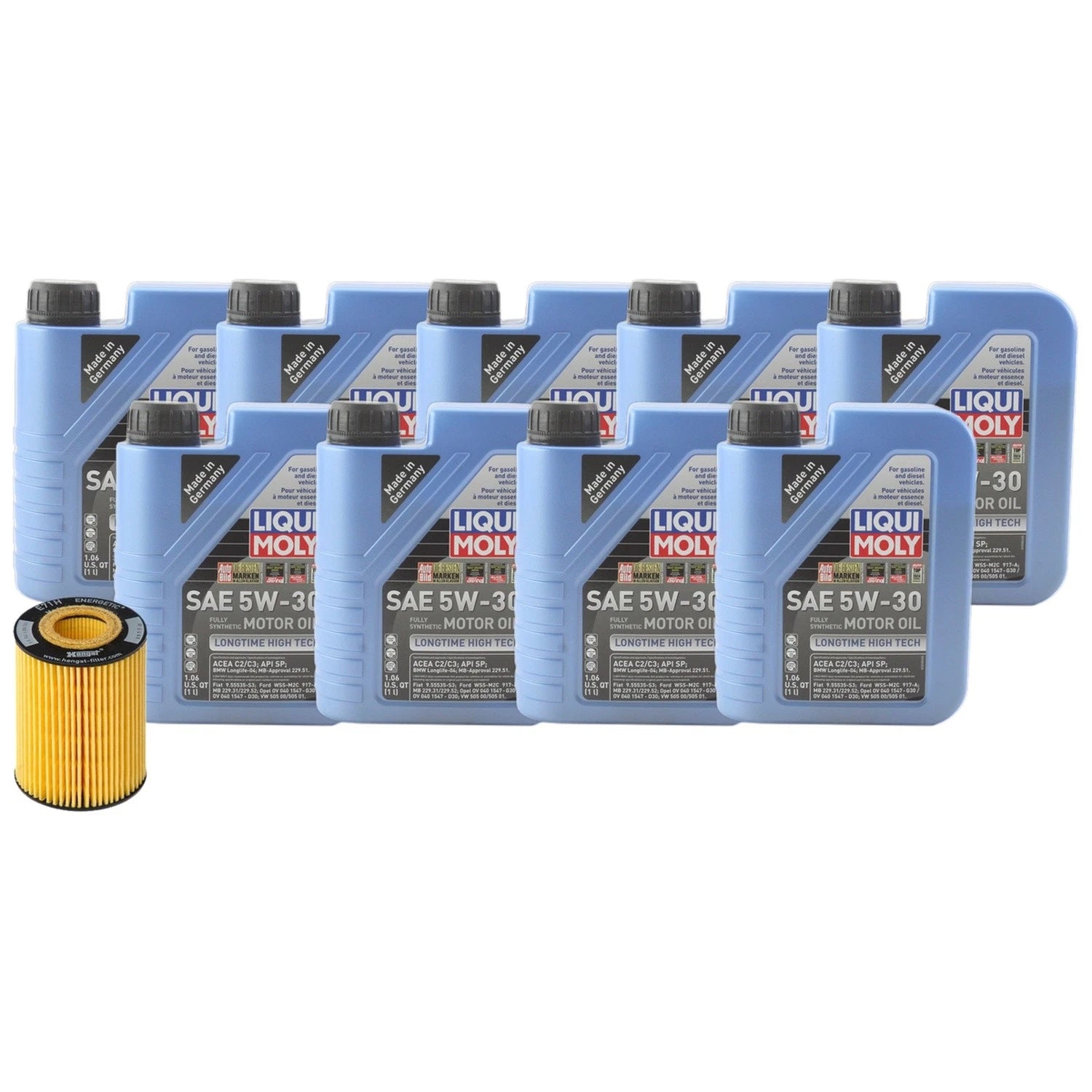 Liqui Moly 5W30 Engine Oil Change Kit for Mercedes W164 W221 (2006–2015)